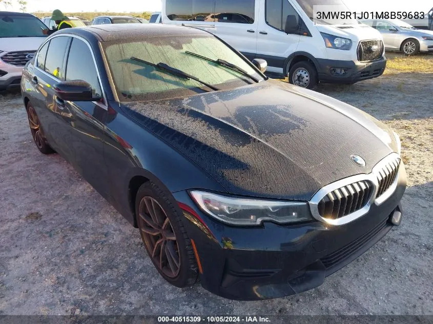 2021 BMW 330I VIN: 3MW5R1J01M8B59683 Lot: 40515309