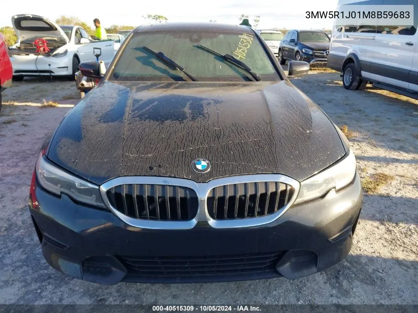 2021 BMW 330I VIN: 3MW5R1J01M8B59683 Lot: 40515309