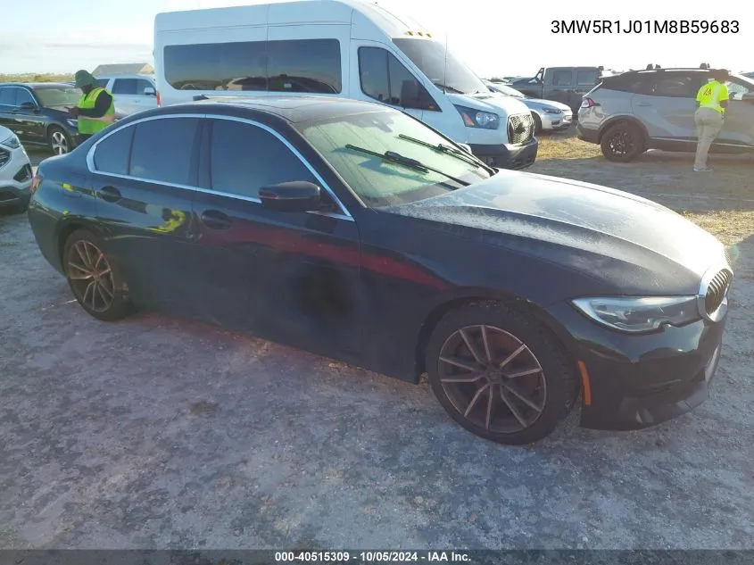 2021 BMW 330I VIN: 3MW5R1J01M8B59683 Lot: 40515309