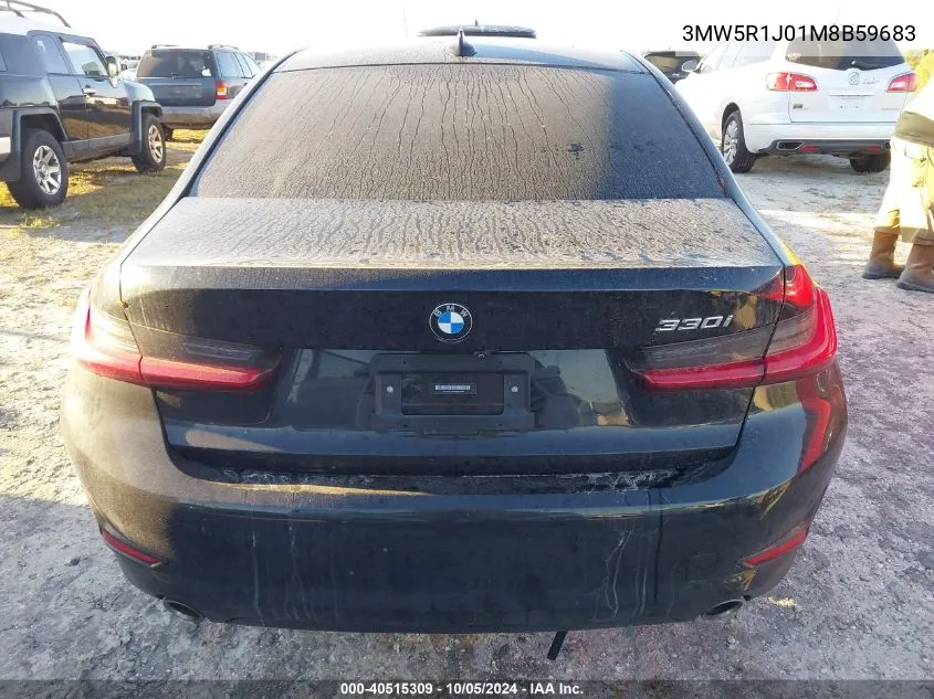 2021 BMW 330I VIN: 3MW5R1J01M8B59683 Lot: 40515309