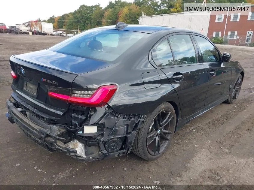 3MW5U9J05M8B57447 2021 BMW 3 Series M340I xDrive