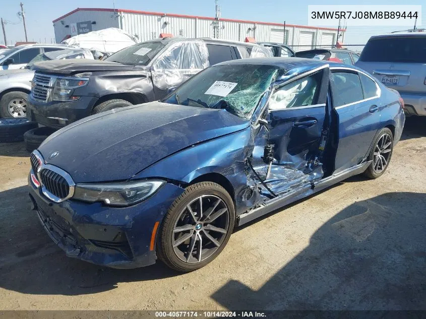 3MW5R7J08M8B89444 2021 BMW 330I xDrive