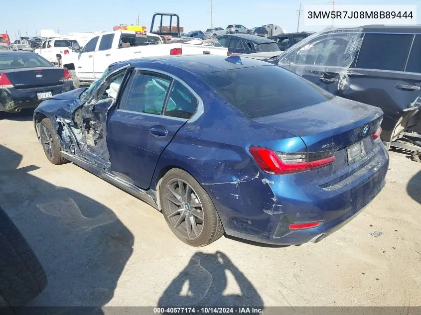 3MW5R7J08M8B89444 2021 BMW 330I xDrive