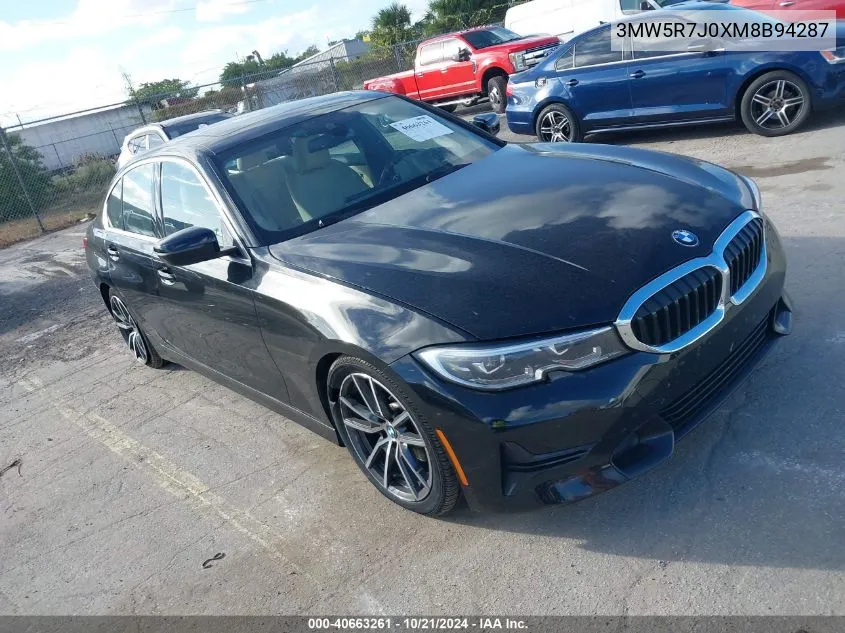 3MW5R7J0XM8B94287 2021 BMW 330I xDrive