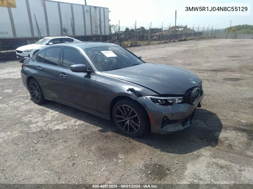 3MW5R1J04N8C55129 2022 BMW 330I