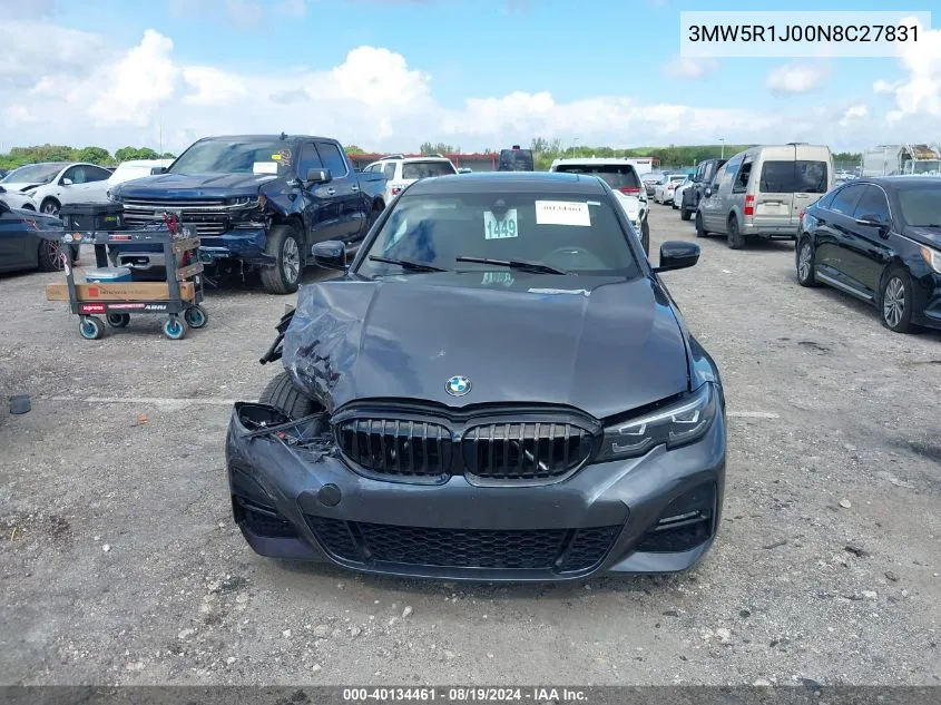 3MW5R1J00N8C27831 2022 BMW 330I