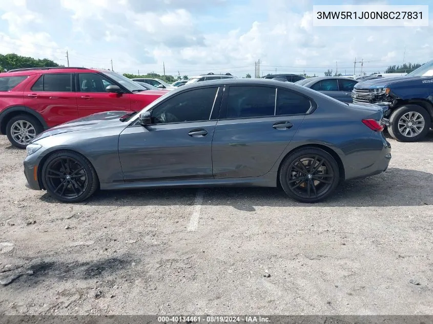 3MW5R1J00N8C27831 2022 BMW 330I