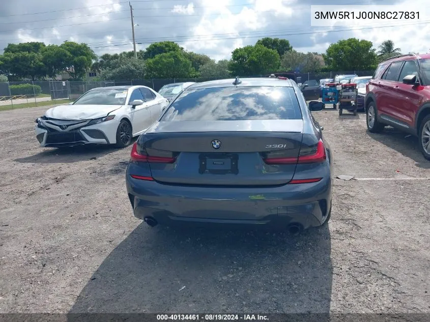 3MW5R1J00N8C27831 2022 BMW 330I