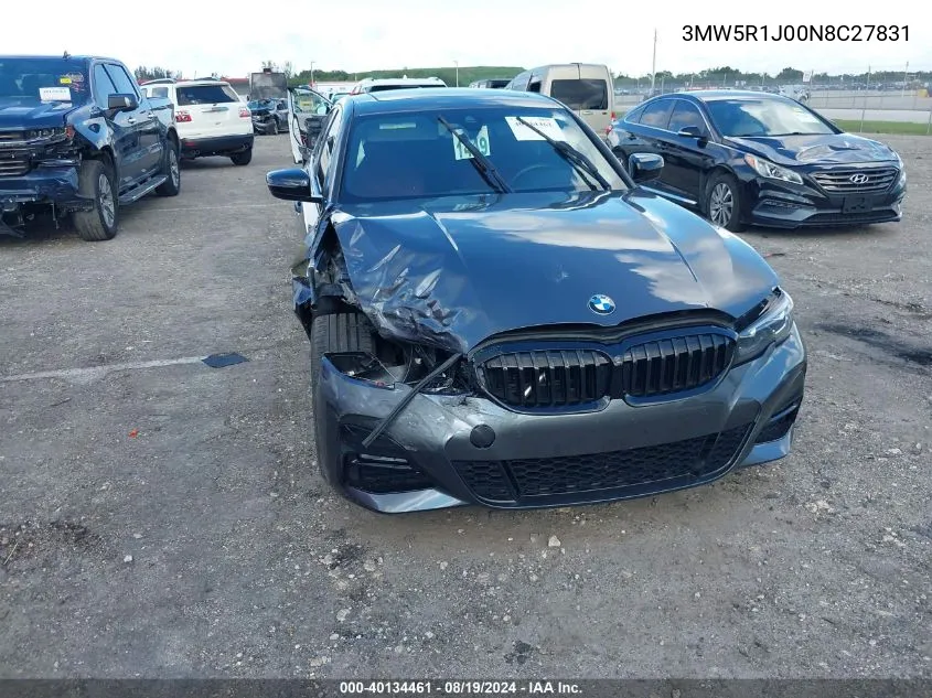 3MW5R1J00N8C27831 2022 BMW 330I