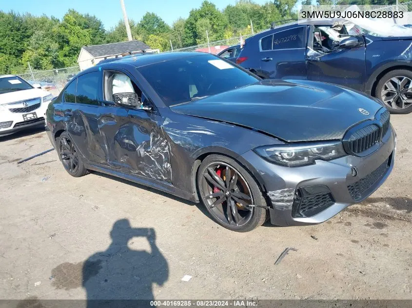 2022 BMW 3 Series M340I xDrive VIN: 3MW5U9J06N8C28883 Lot: 40169285