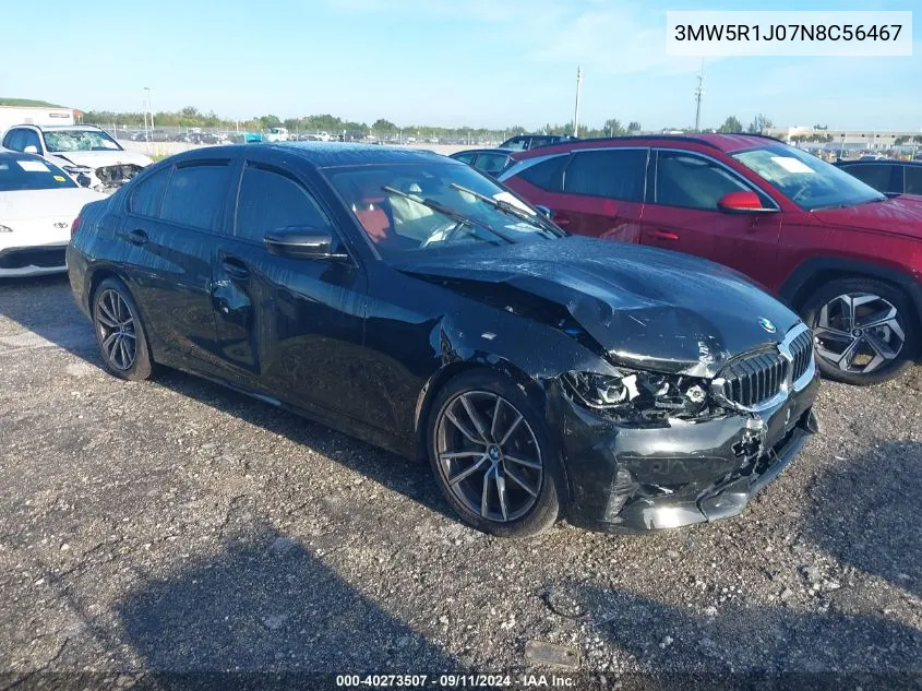 3MW5R1J07N8C56467 2022 BMW 330I