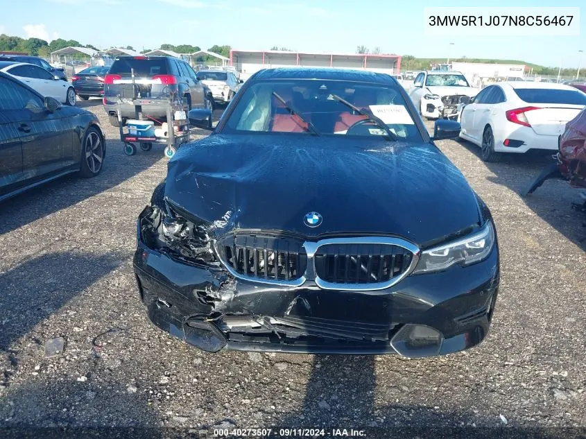 3MW5R1J07N8C56467 2022 BMW 330I