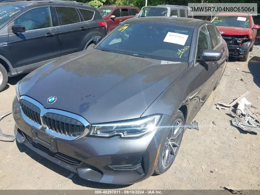 3MW5R7J04N8C65064 2022 BMW 330I