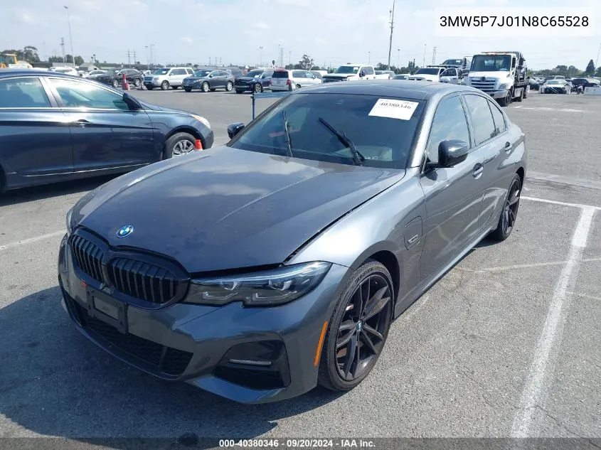 2022 BMW 3 Series 330E VIN: 3MW5P7J01N8C65528 Lot: 40380346