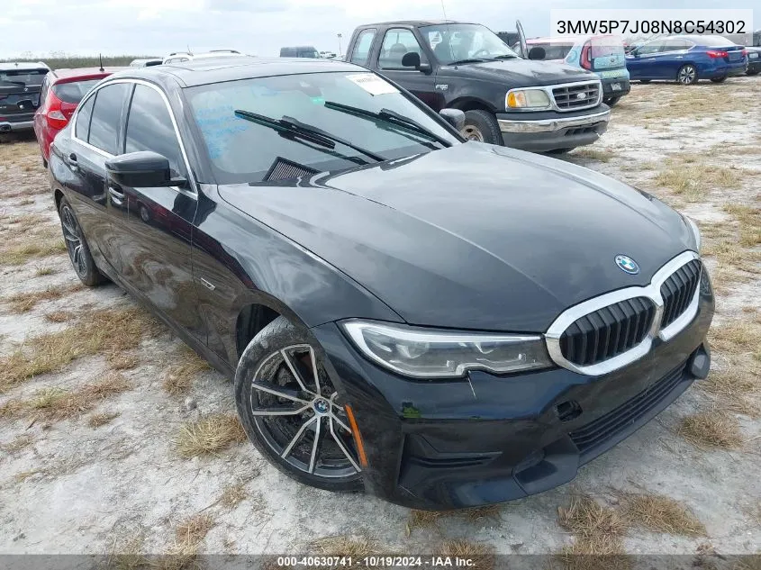 2022 BMW 3 Series VIN: 3MW5P7J08N8C54302 Lot: 40630741