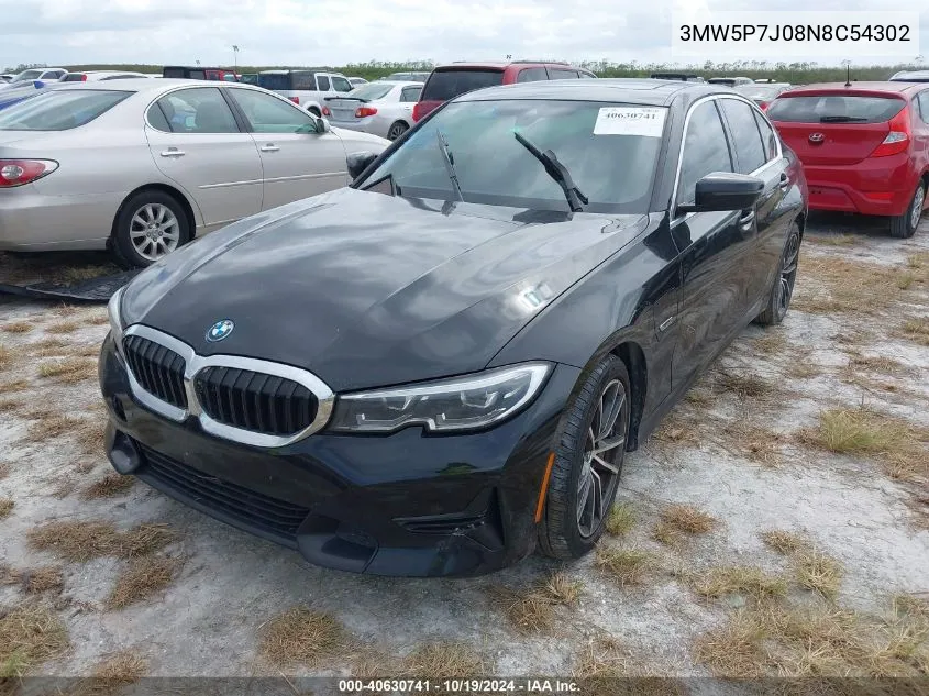 2022 BMW 3 Series VIN: 3MW5P7J08N8C54302 Lot: 40630741