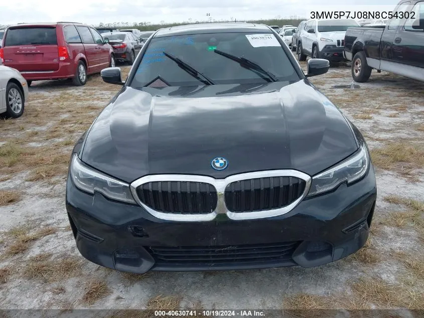 3MW5P7J08N8C54302 2022 BMW 3 Series