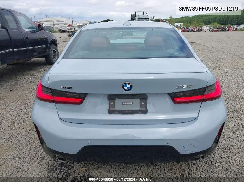 2023 BMW 330I xDrive VIN: 3MW89FF09P8D01219 Lot: 40046856