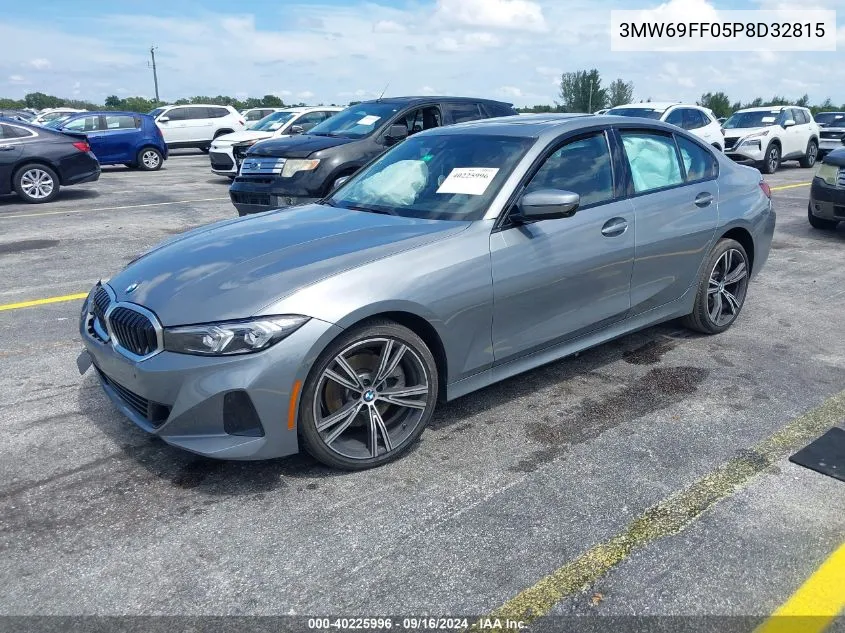 2023 BMW 330I VIN: 3MW69FF05P8D32815 Lot: 40225996