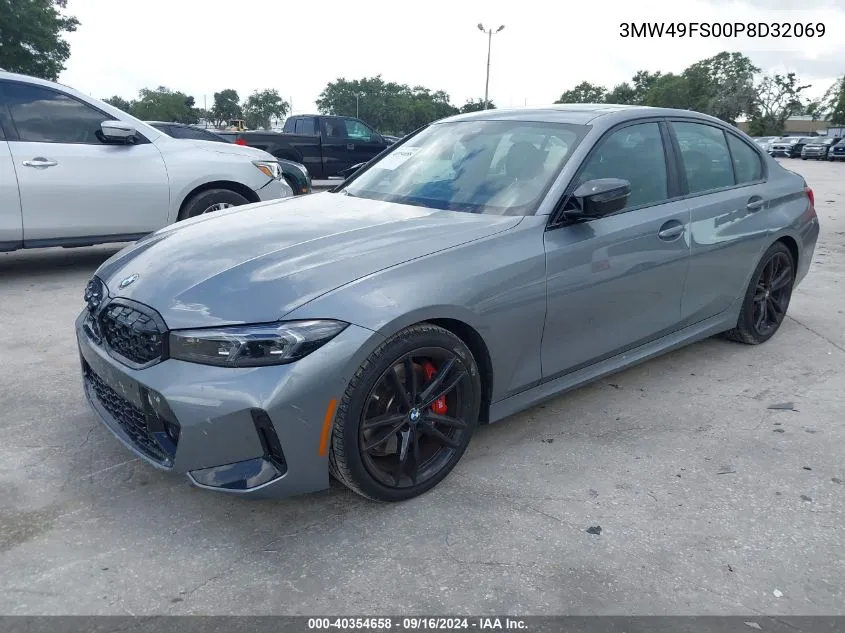 2023 BMW 3 Series M340I VIN: 3MW49FS00P8D32069 Lot: 40354658