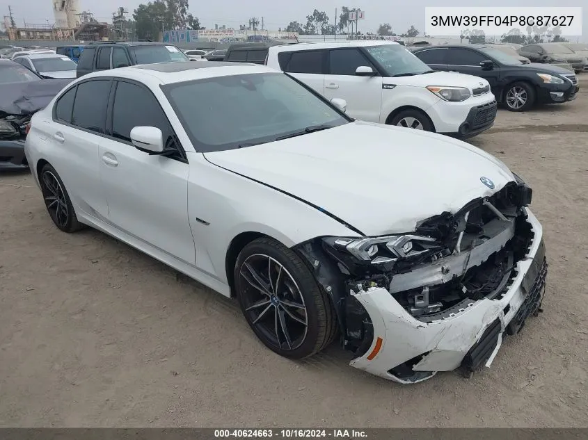 2023 BMW 3 Series 330E VIN: 3MW39FF04P8C87627 Lot: 40624663