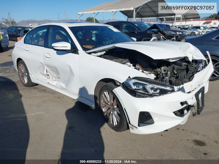 2023 BMW 330I VIN: 3MW69FF0XP8C97057 Lot: 40885233