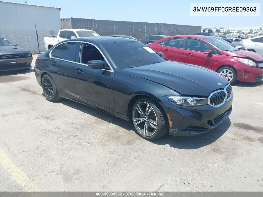 2024 BMW 3 Series VIN: 3MW69FF05R8E09363 Lot: 39939952