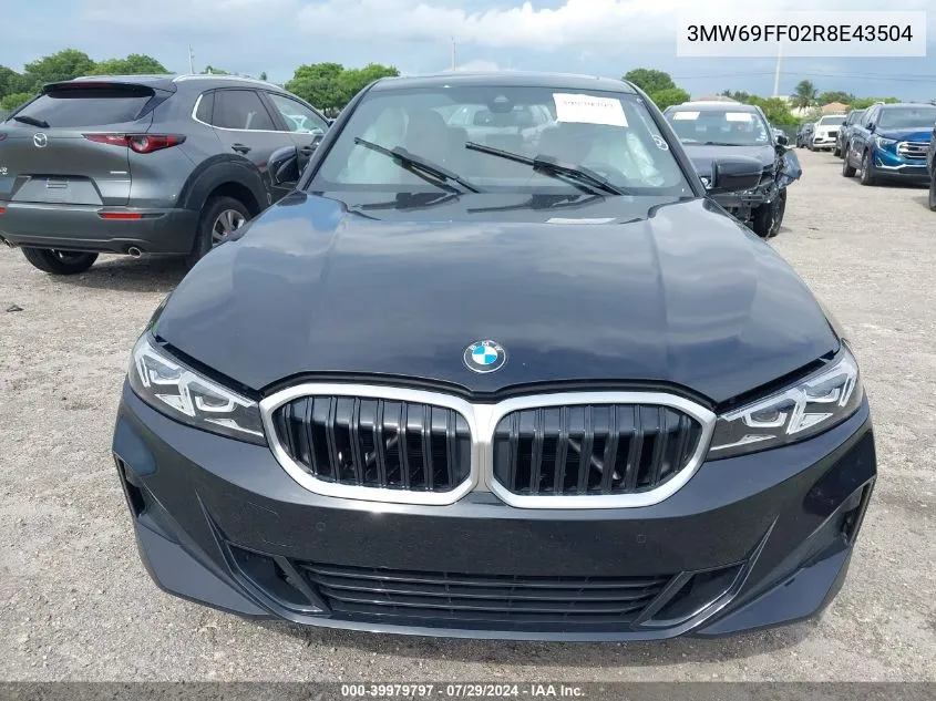 3MW69FF02R8E43504 2024 BMW 3 Series 330I