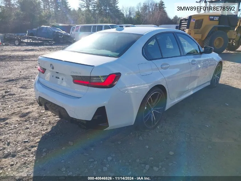 2024 BMW 3 Series 330I xDrive VIN: 3MW89FF01R8E78592 Lot: 40846826