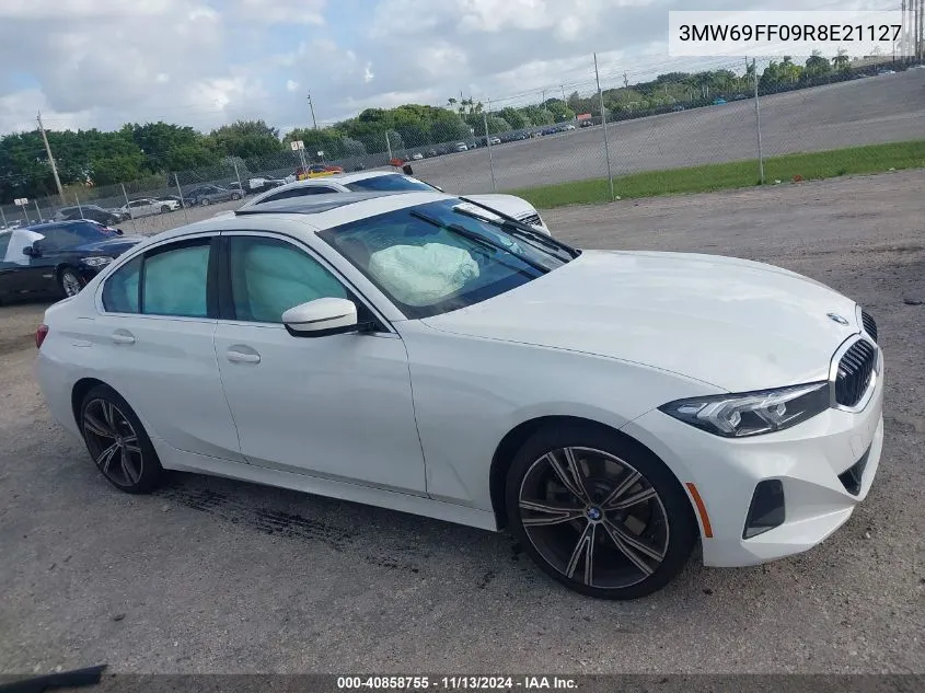 2024 BMW 3 Series 330I VIN: 3MW69FF09R8E21127 Lot: 40858755