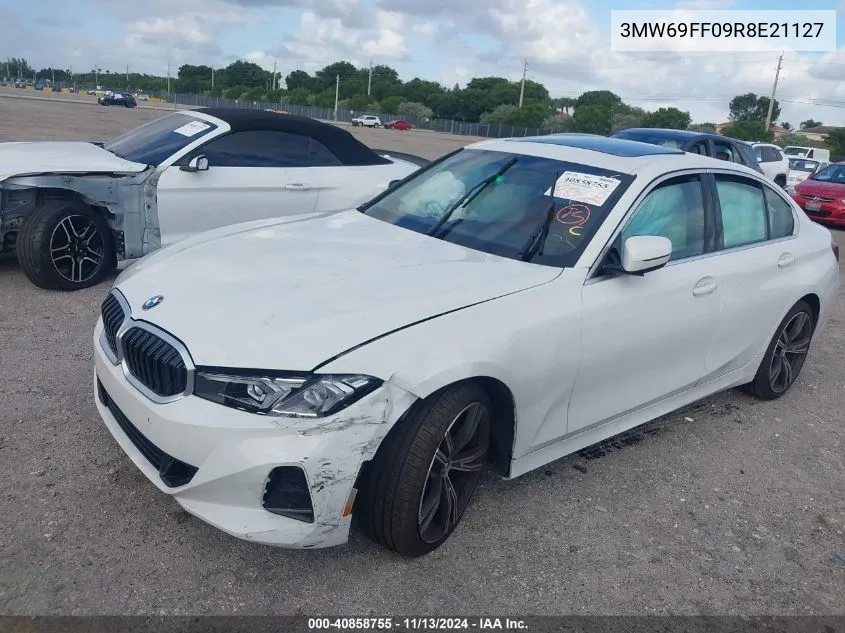 2024 BMW 3 Series 330I VIN: 3MW69FF09R8E21127 Lot: 40858755