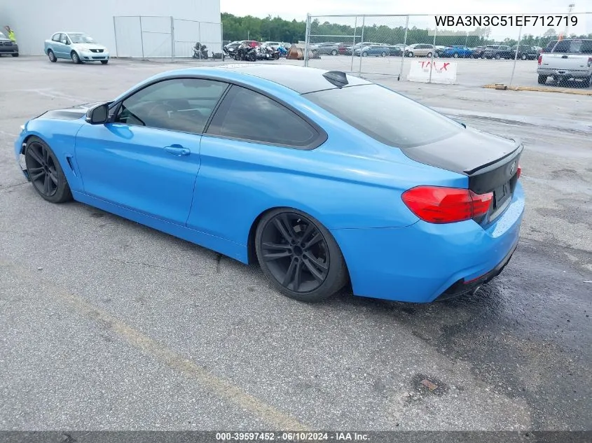 2014 BMW 428I VIN: WBA3N3C51EF712719 Lot: 39597452