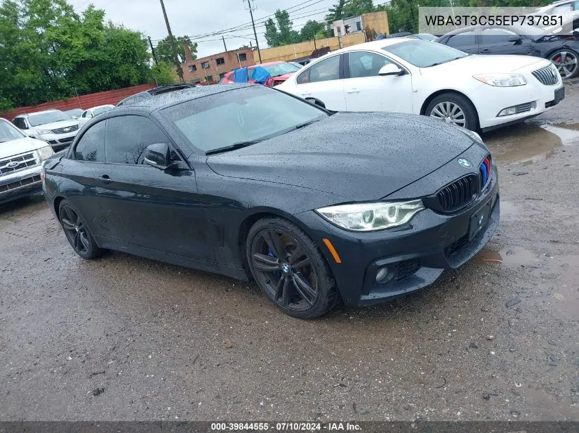 2014 BMW 435I VIN: WBA3T3C55EP737851 Lot: 39844555