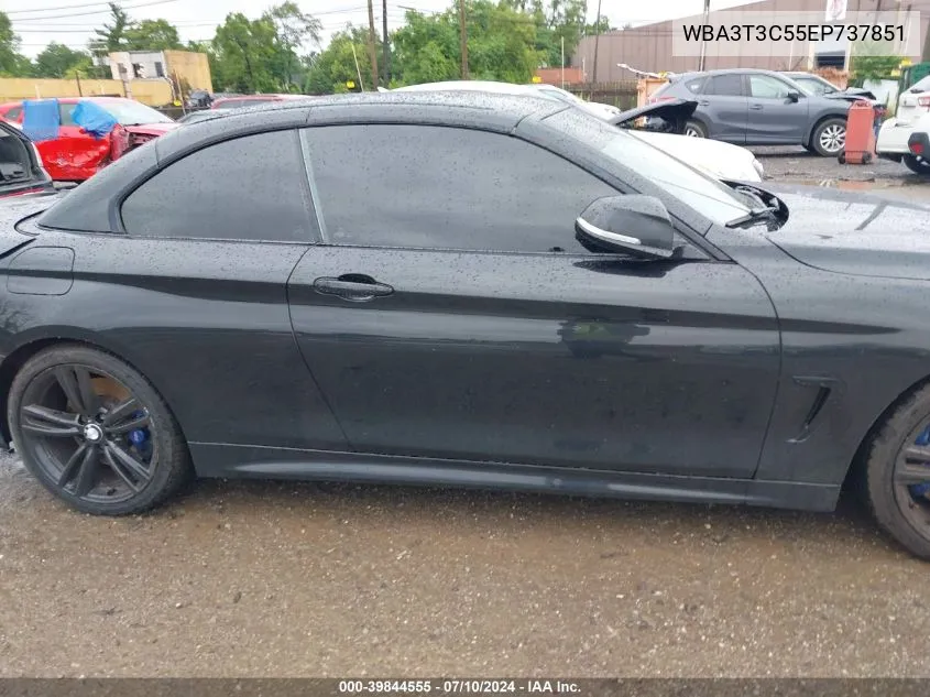 2014 BMW 435I VIN: WBA3T3C55EP737851 Lot: 39844555