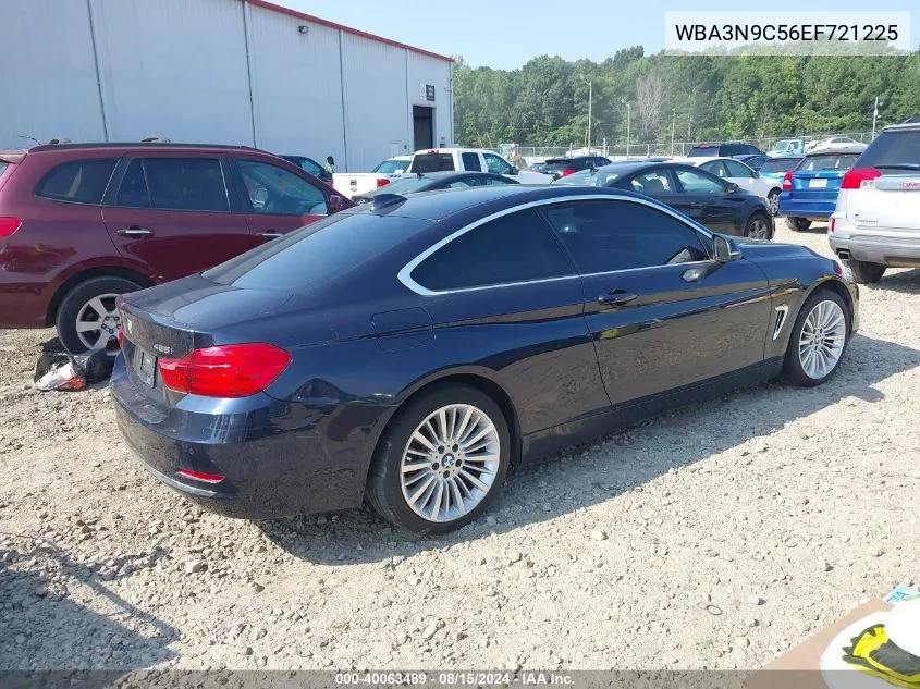 2014 BMW 428I xDrive VIN: WBA3N9C56EF721225 Lot: 40063489