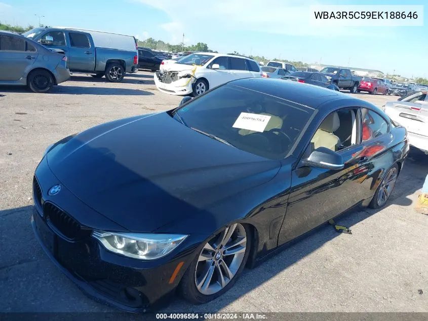 2014 BMW 435I xDrive VIN: WBA3R5C59EK188646 Lot: 40096584