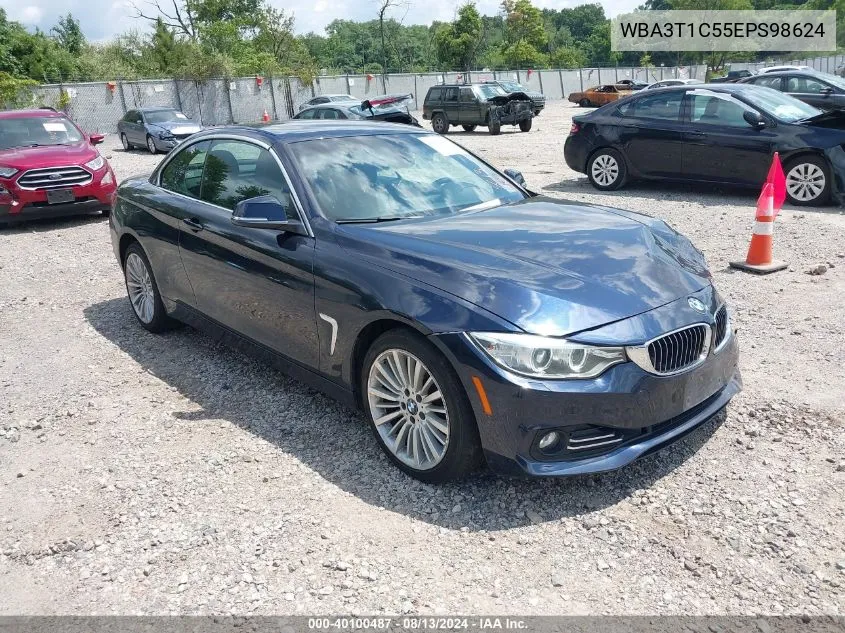 2014 BMW 428I xDrive VIN: WBA3T1C55EPS98624 Lot: 40100487