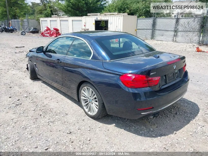 2014 BMW 428I xDrive VIN: WBA3T1C55EPS98624 Lot: 40100487