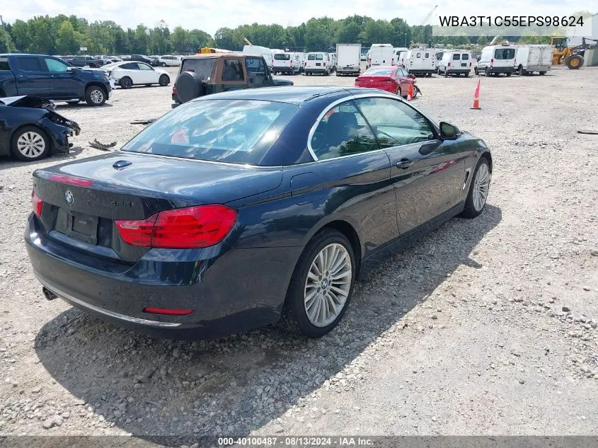 2014 BMW 428I xDrive VIN: WBA3T1C55EPS98624 Lot: 40100487