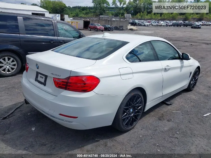 2014 BMW 428I xDrive VIN: WBA3N9C50EF720023 Lot: 40143748