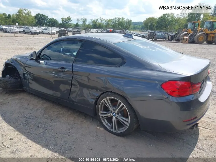 2014 BMW 428I xDrive VIN: WBA3N5C55EF716154 Lot: 40196508