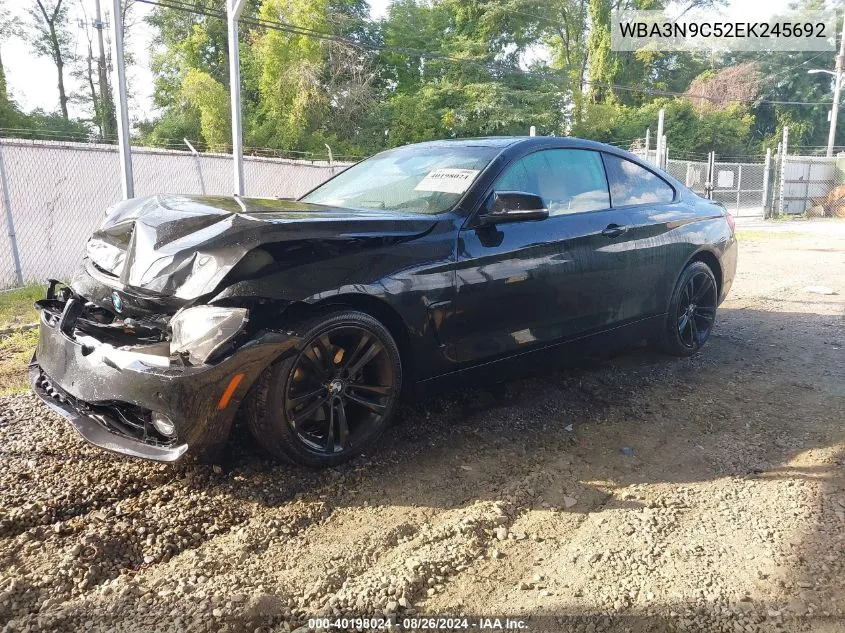 2014 BMW 428I xDrive VIN: WBA3N9C52EK245692 Lot: 40198024