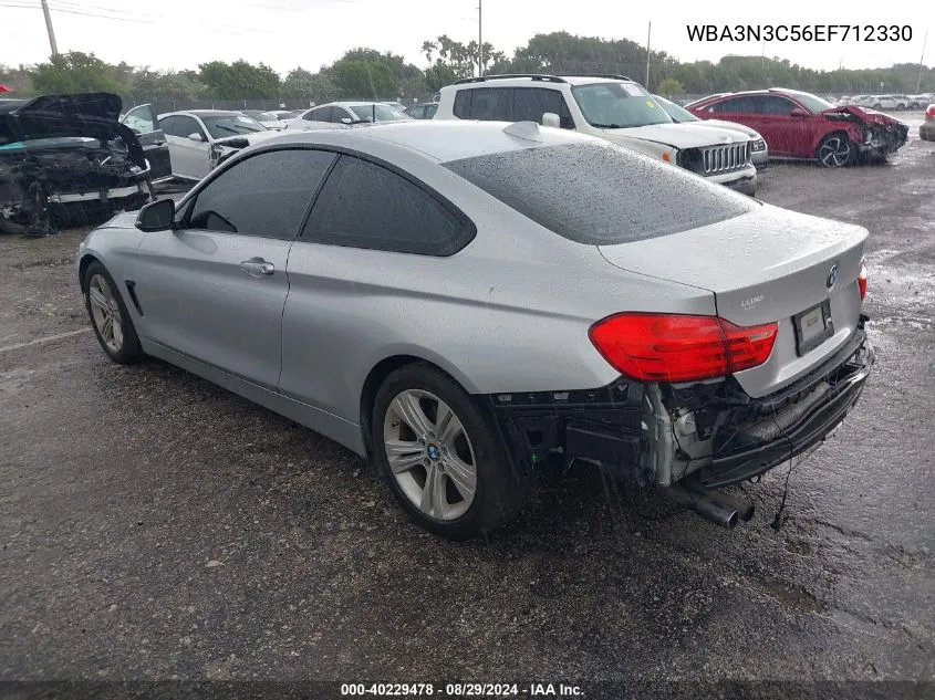 2014 BMW 428I VIN: WBA3N3C56EF712330 Lot: 40229478