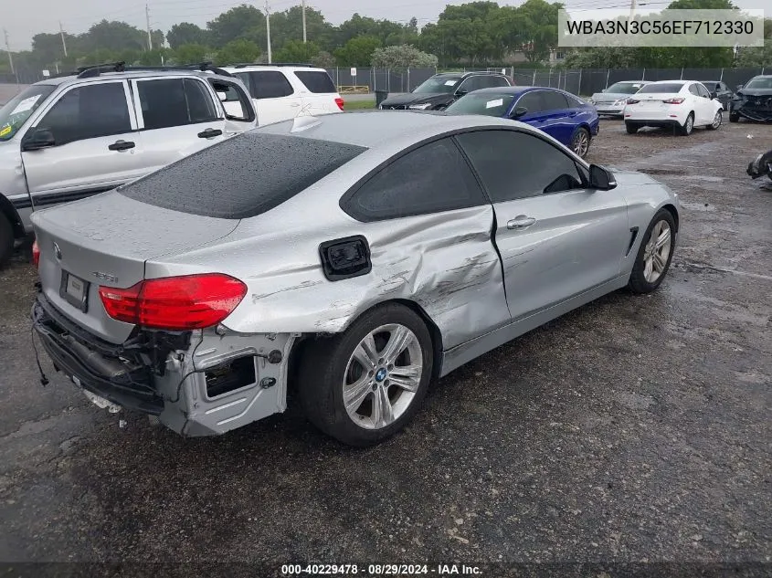 2014 BMW 428I VIN: WBA3N3C56EF712330 Lot: 40229478