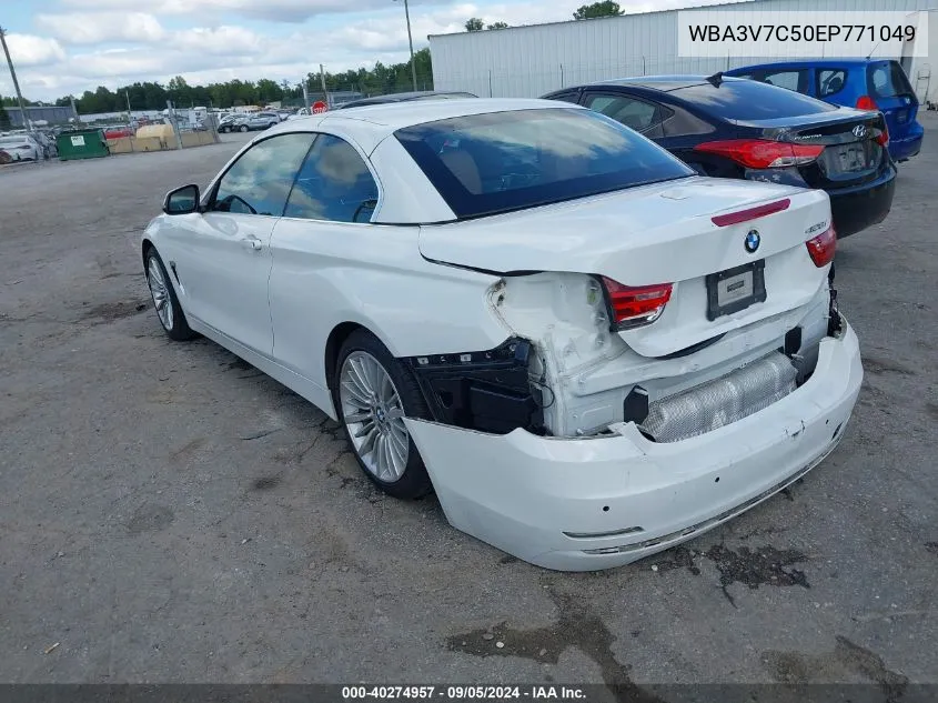 2014 BMW 428I VIN: WBA3V7C50EP771049 Lot: 40274957