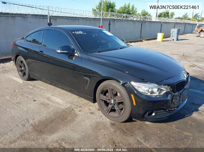 2014 BMW 428I VIN: WBA3N7C50EK221461 Lot: 40292640