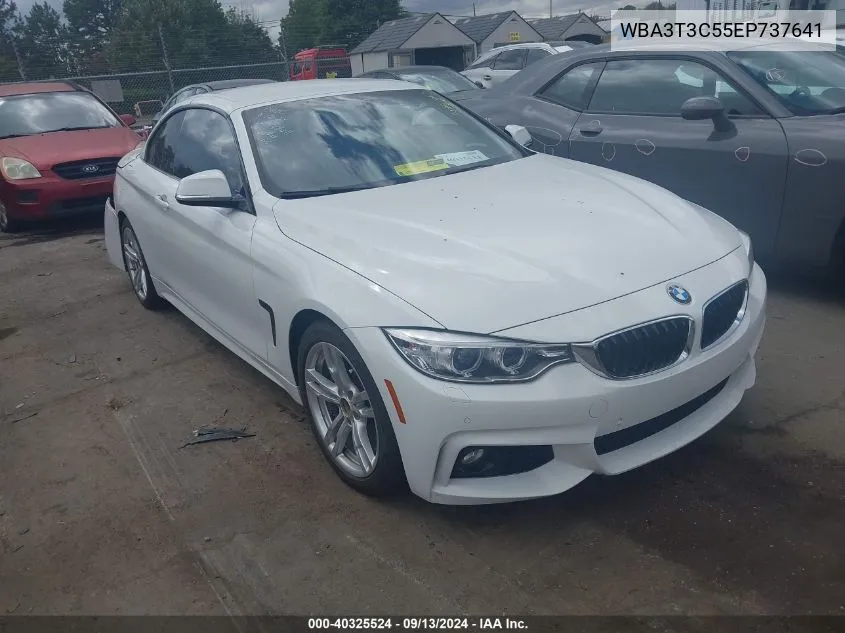 2014 BMW 435I VIN: WBA3T3C55EP737641 Lot: 40325524