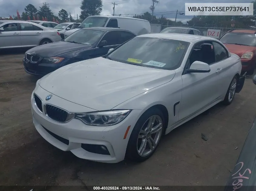 2014 BMW 435I VIN: WBA3T3C55EP737641 Lot: 40325524