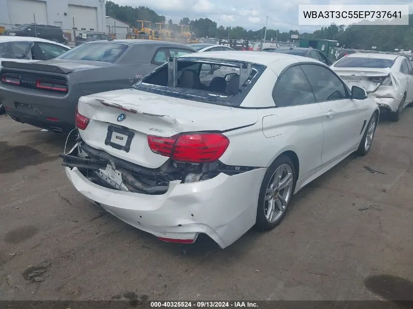 2014 BMW 435I VIN: WBA3T3C55EP737641 Lot: 40325524