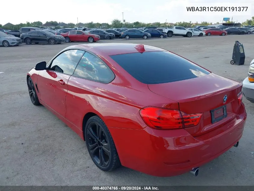 2014 BMW 435I VIN: WBA3R1C50EK191377 Lot: 40374765